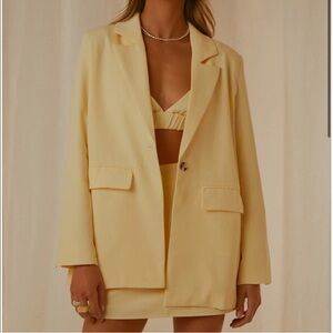 Italian Cities Blazer - Butter Blazer